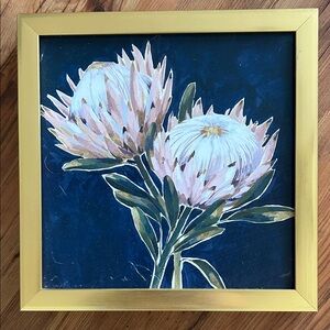 Hobby Lobby Gold Framed Floral Art Print